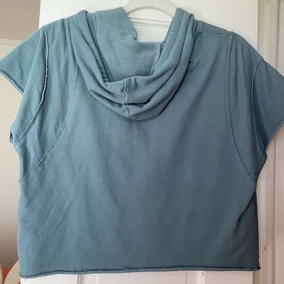 Closet Cleanout✨ Grayson Threads Hooded Crop Shirt (Size S) - Picture 3 of 3